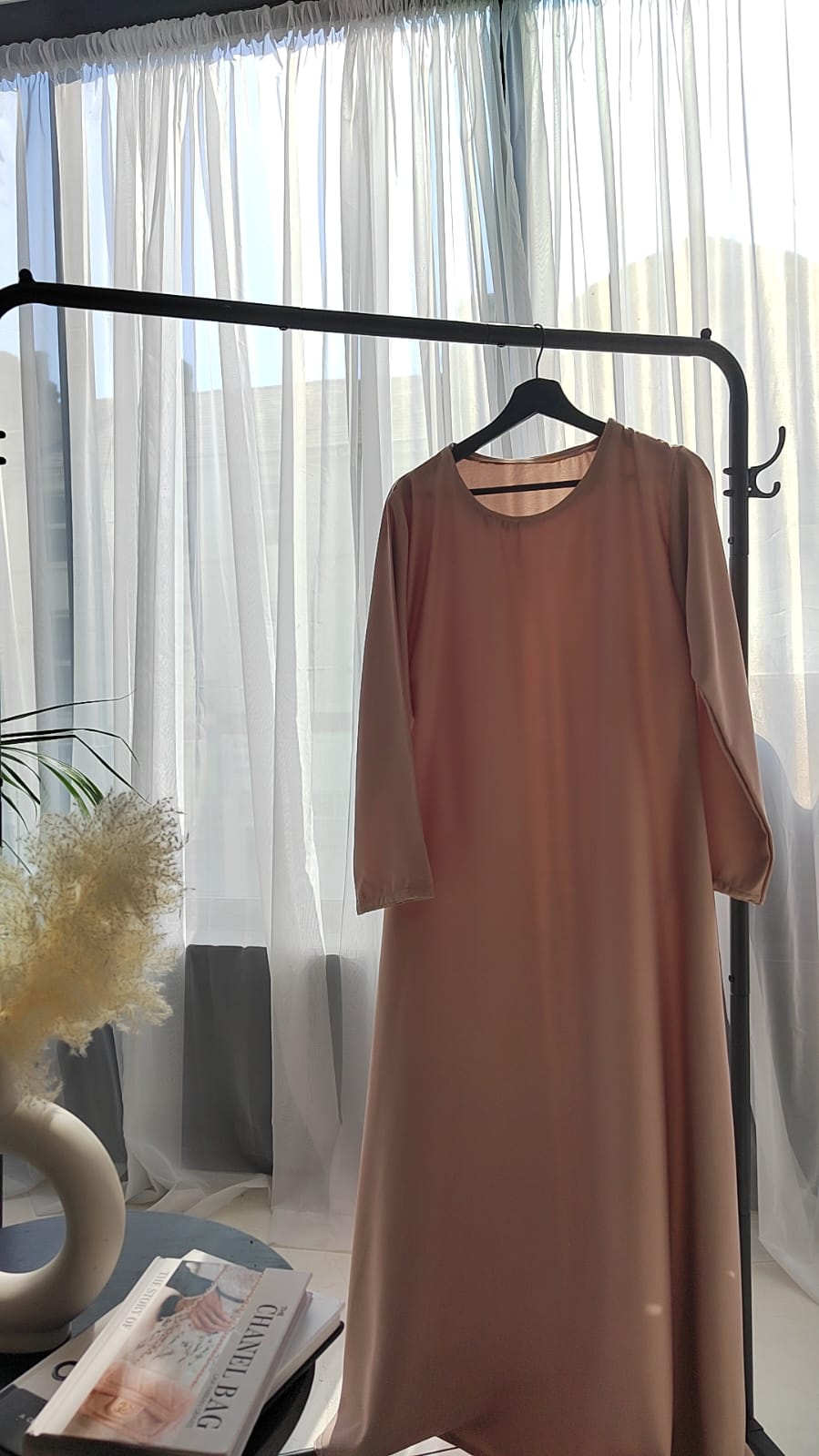 Amira Abaya - Plain Blush